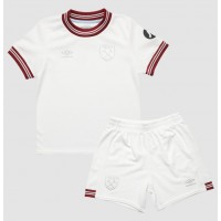 Camiseta West Ham United Segunda Equipación Replica 2023-24 para niños mangas cortas (+ Pantalones cortos)